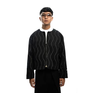 WAVE STRIPED JACKET