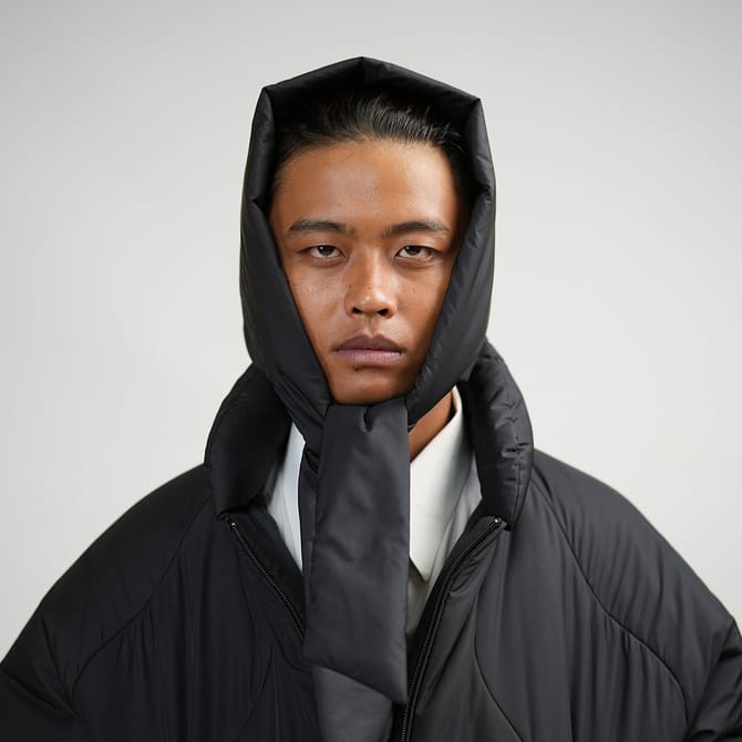 Puffy Babushka (Matte Black)