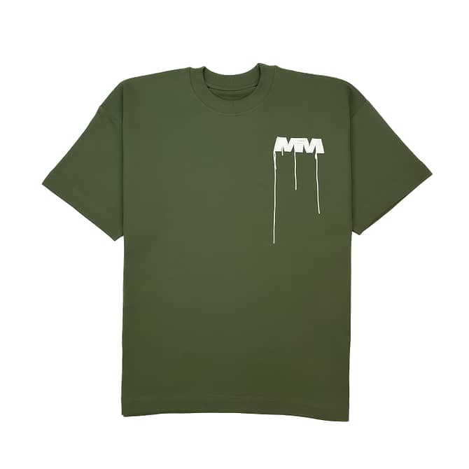 THREAD LOGO T-SHIRT (SAGE GREEN) - Image 2