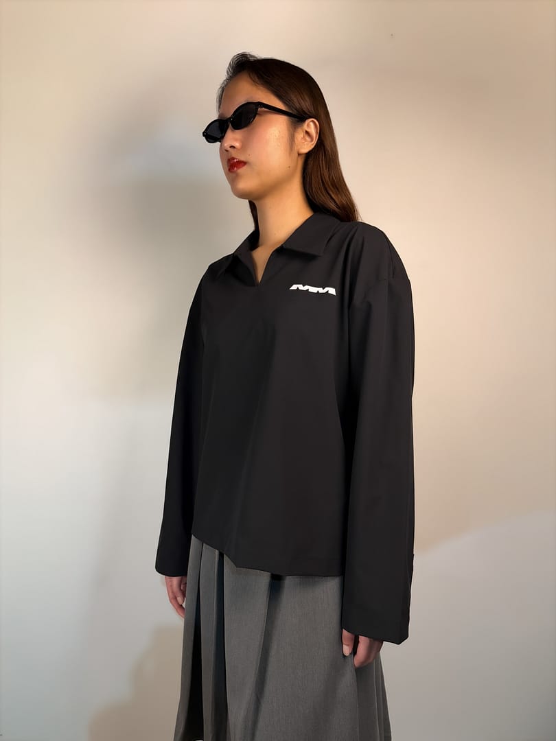 CAMP SHIRT 0.2 - MATTE BLACK - Image 3